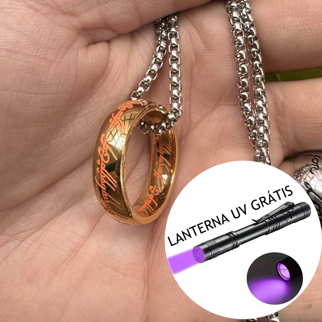 The Lord of the Rings ring glows in the dark. 