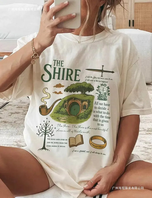 The Shire women's graphic cotton T-shirt - product view 1