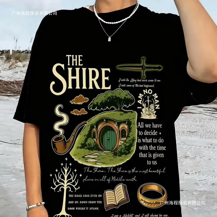 The Shire women's graphic cotton T-shirt - product view 2