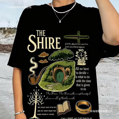 The Shire women's graphic cotton T-shirt - product view 2