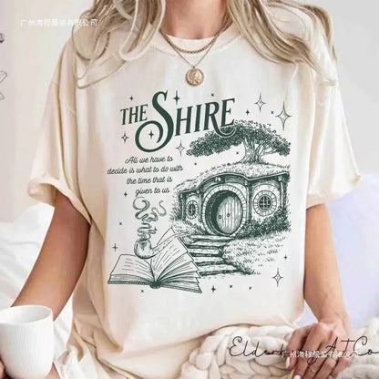 The Shire women's graphic cotton T-shirt - product view 3