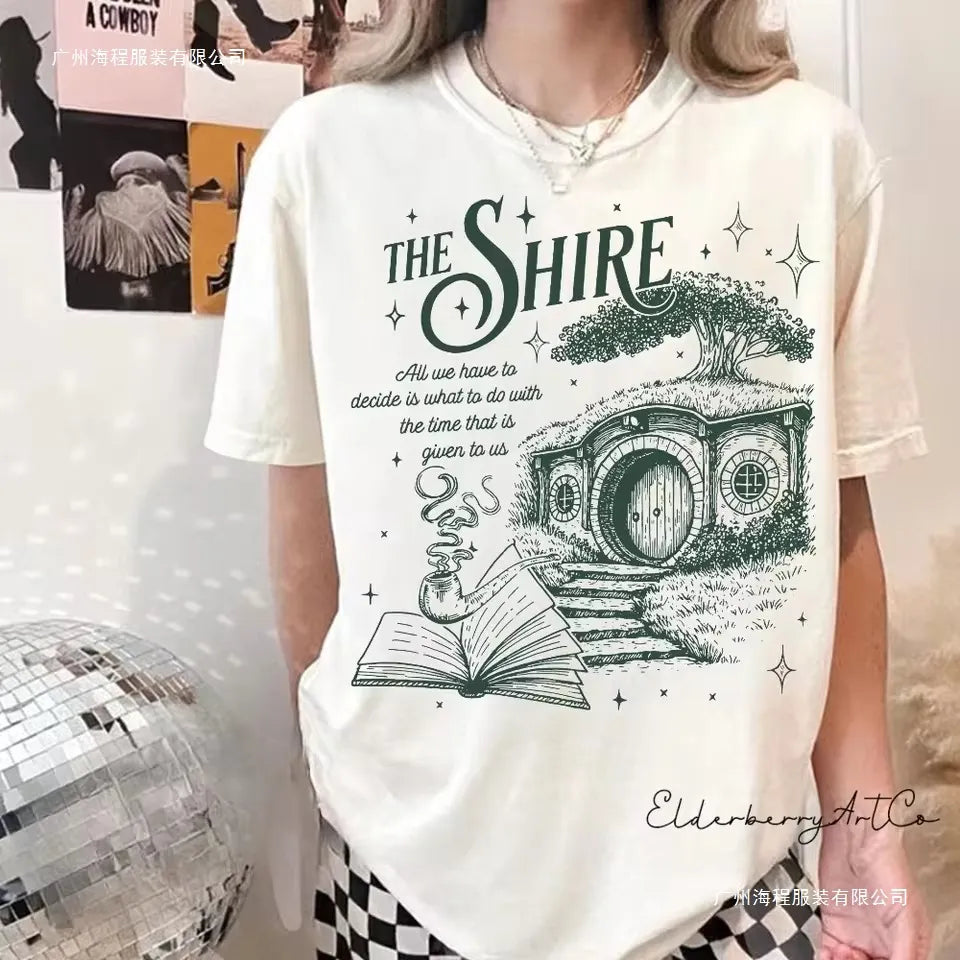 The Shire women's graphic cotton T-shirt - product view 4