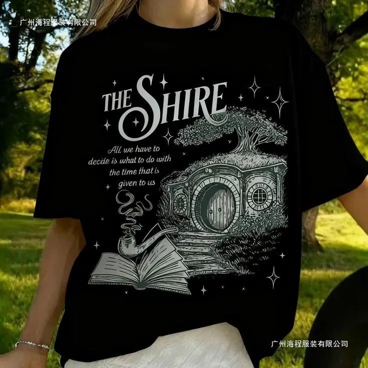 The Shire women's graphic cotton T-shirt - product view 5