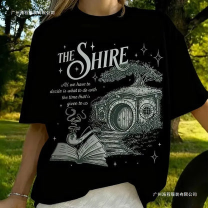 The Shire women's graphic cotton T-shirt - product view 5