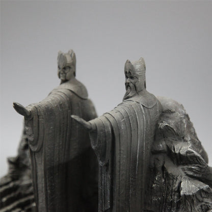 Gates of Argonath Statue Bookend rear detail