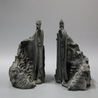 Gates of Argonath Statue Bookend back view