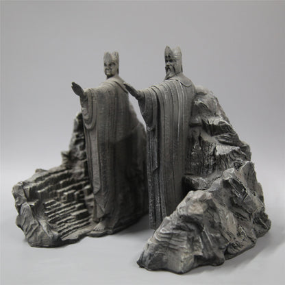 Gates of Argonath Statue Bookend display angle