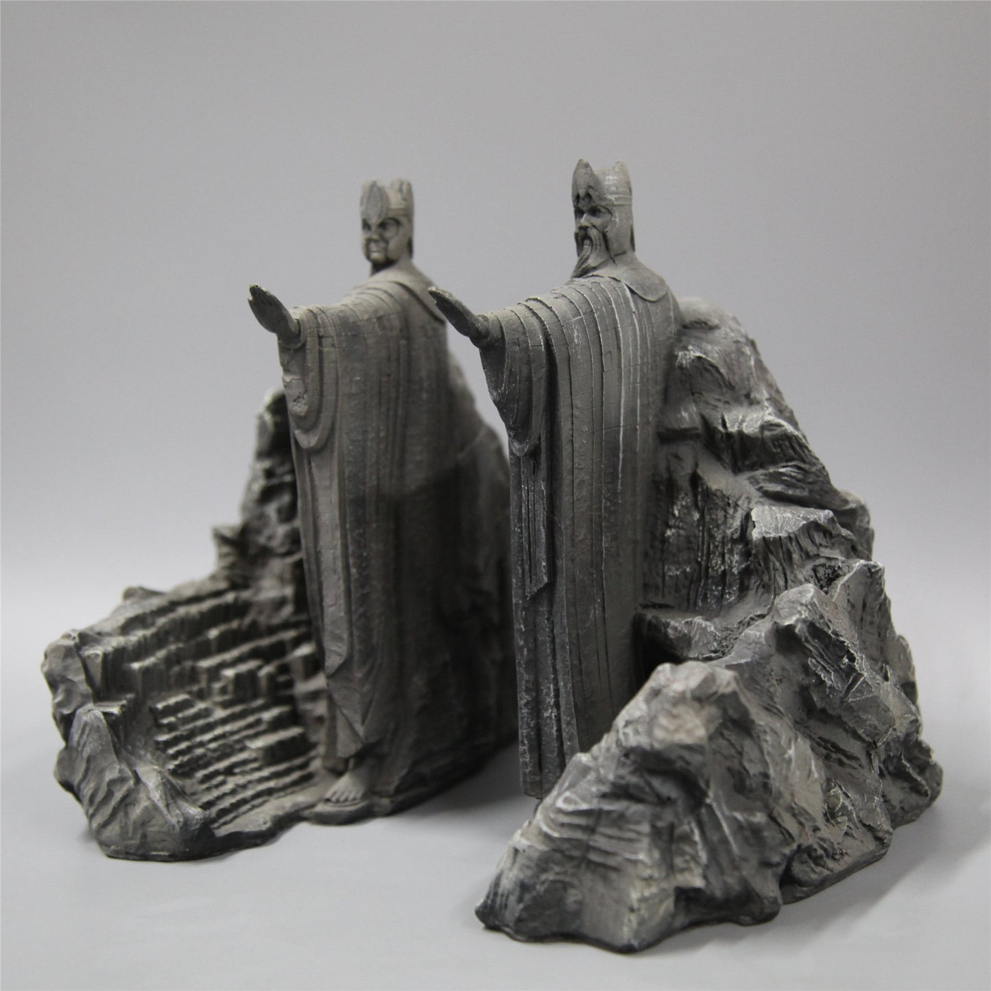 Gates of Argonath Statue Bookend display angle