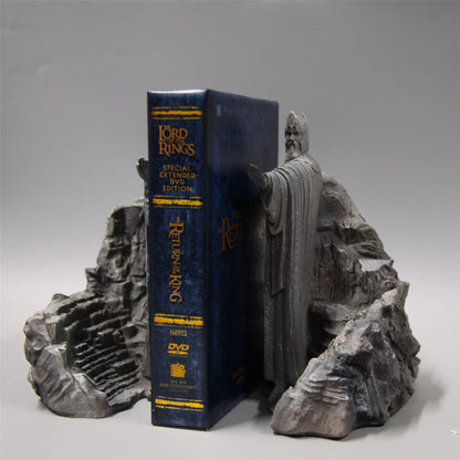 Gates of Argonath Statue Bookend with book display