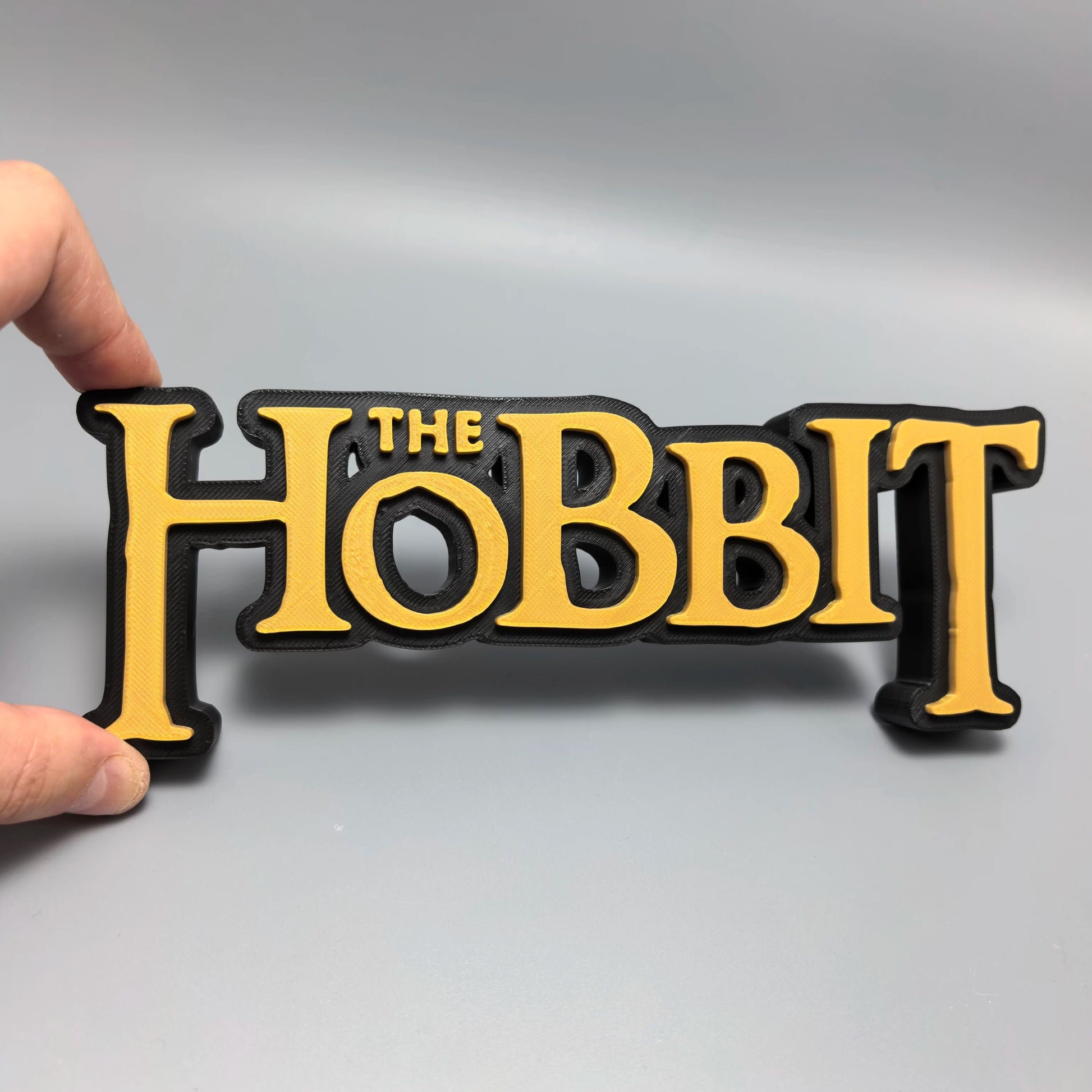 The Hobbit logo display sign magnetic display 5 mm