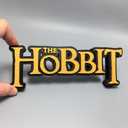 The Hobbit logo display sign magnetic display 5 mm