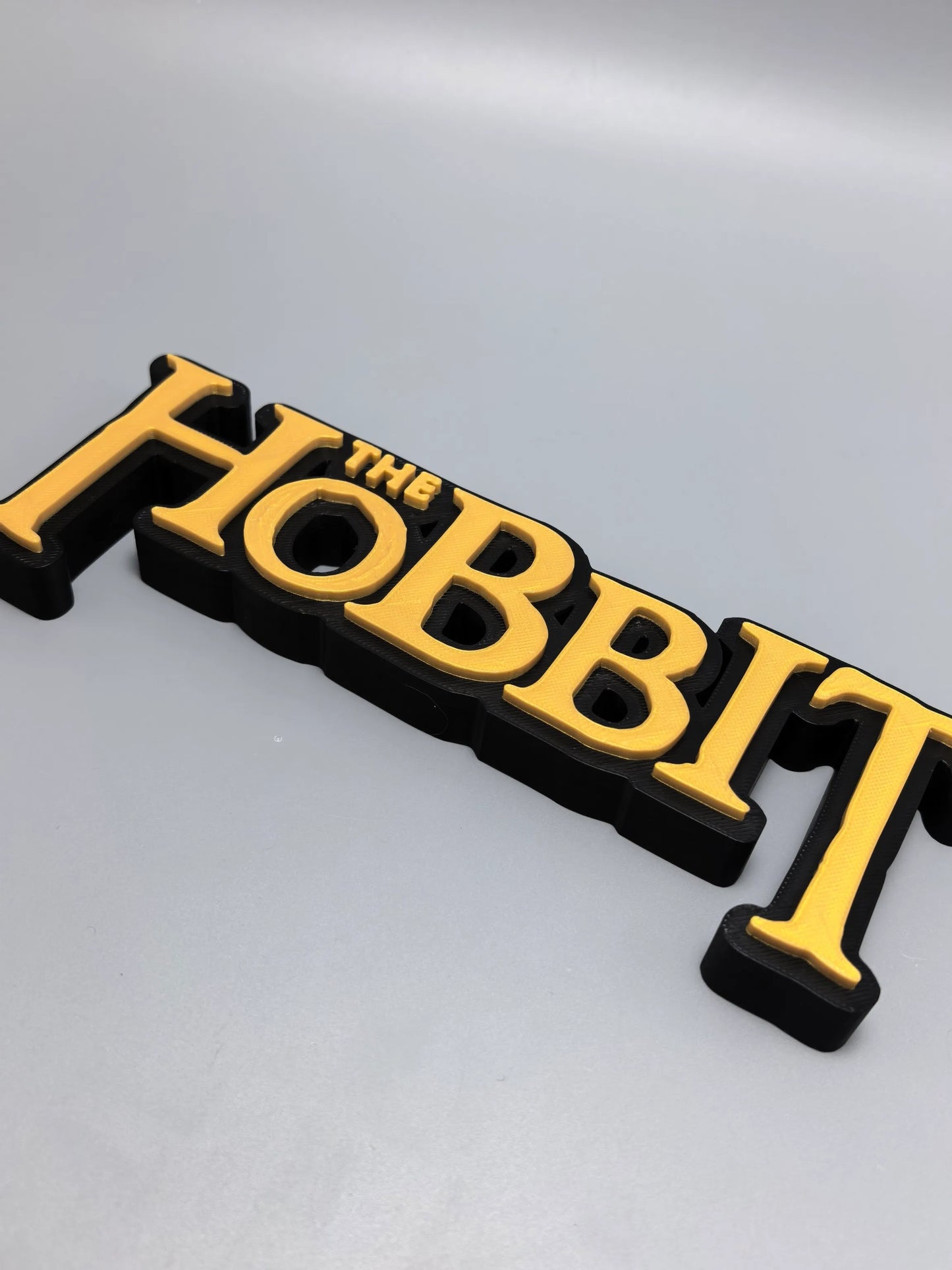 The Hobbit logo display sign desktop decor