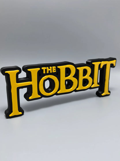 The Hobbit logo display sign shelf decor
