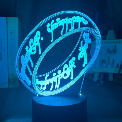 The One Ring 3D LED Night Light - Lord of the Rings - product image 03