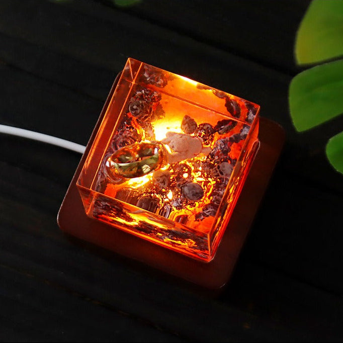 Gollum świecący resin display cube - Władca Pierścieni