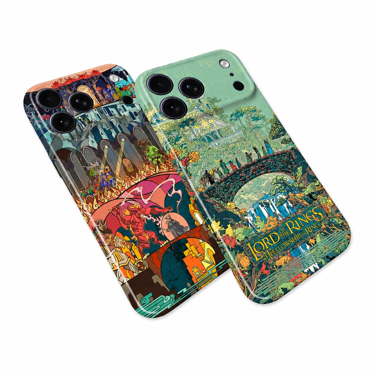 Lord of the Rings illustrated iPhone case - product view