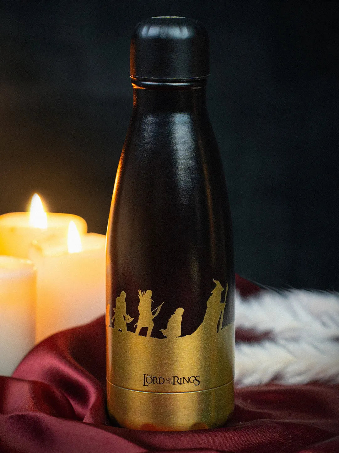 Lord of the Rings Fellowship gold water bottle 500 ml