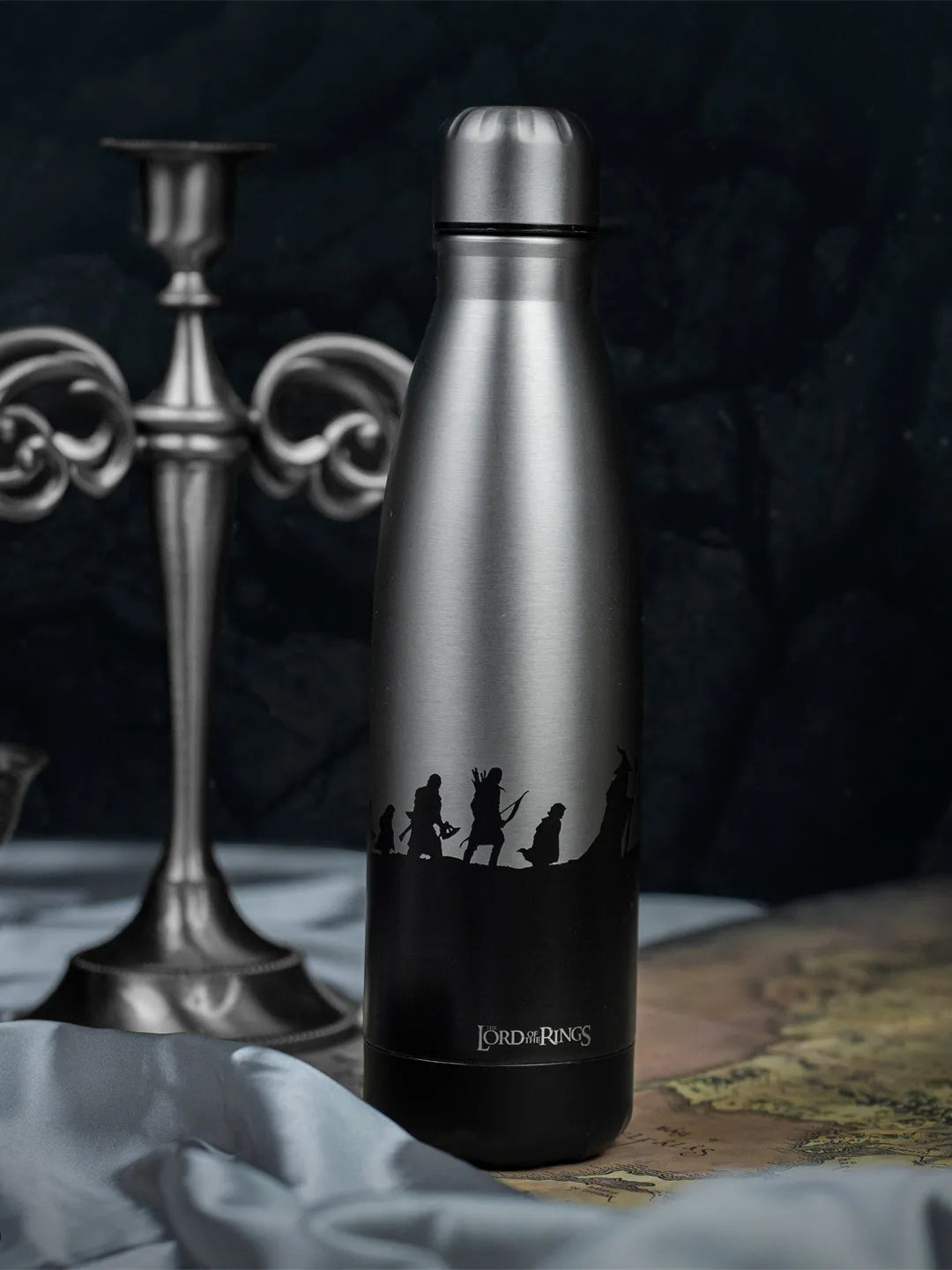 Lord of the Rings silver insulated Fellowship water bottle 500 ml