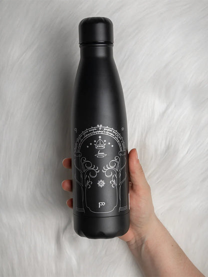 Lord of the Rings water bottle stainless steel detail