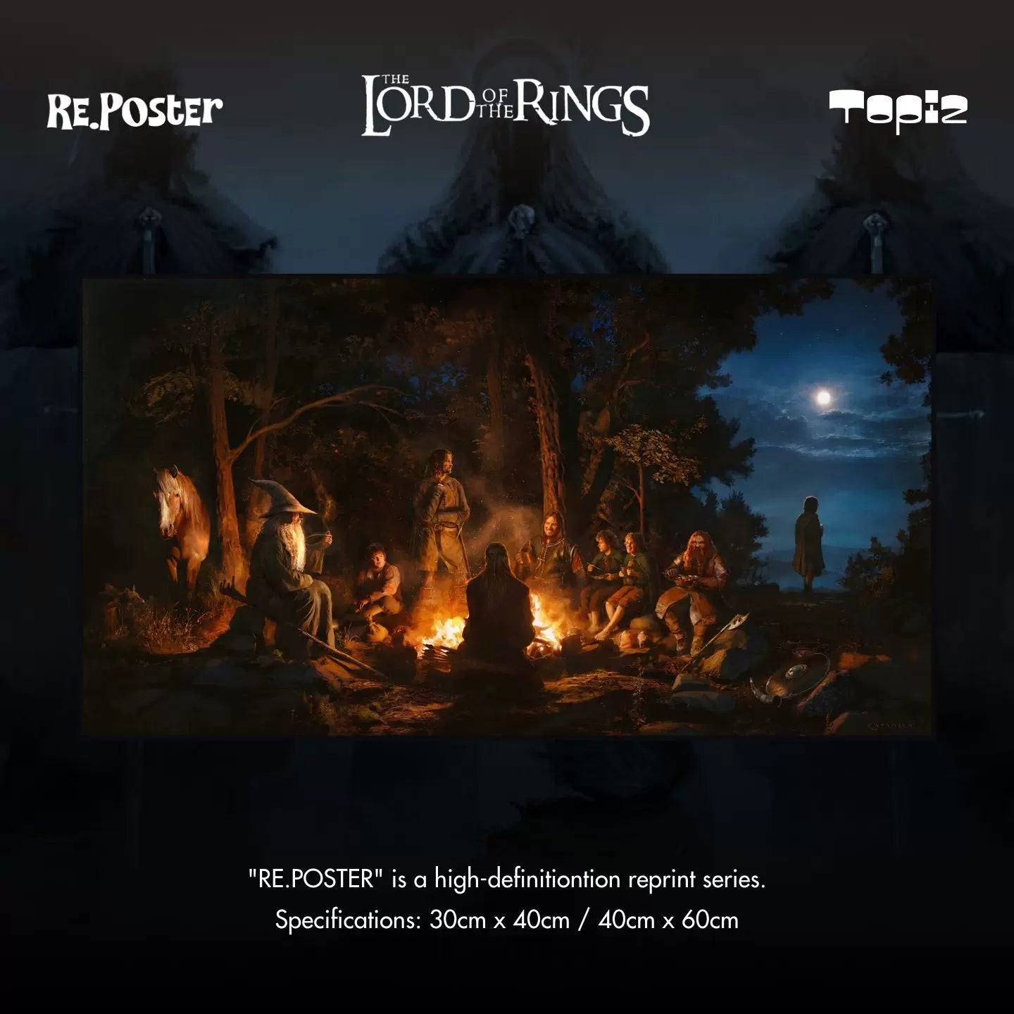 Lord of the Rings Framed Poster Wall Art - Design 46
