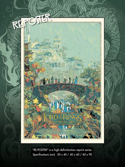 Lord of the Rings framed poster wall art - Design 01