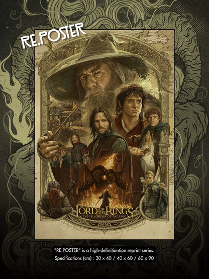 Lord of the Rings framed poster wall art - Design 07