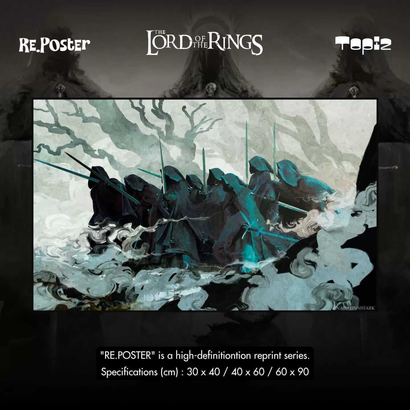 Lord of the Rings framed poster wall art - Design 27