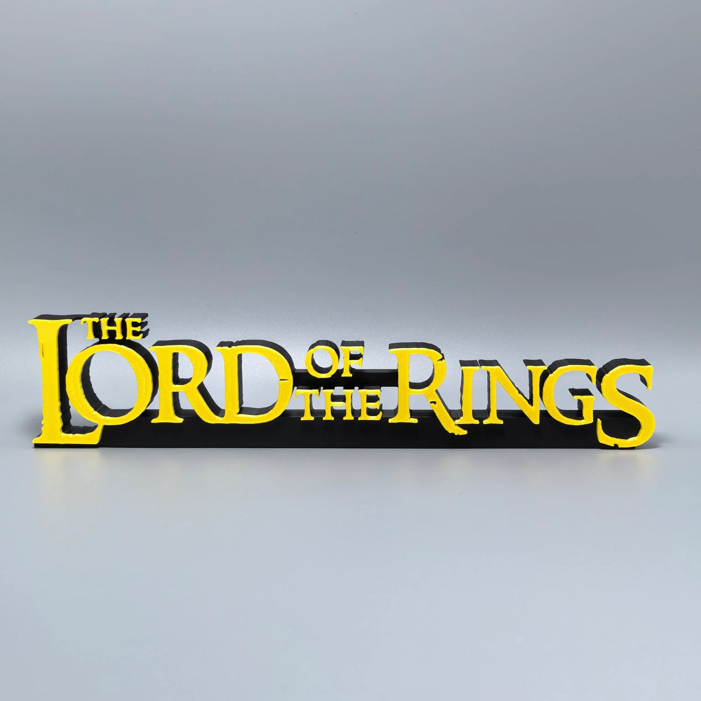 Lord of the Rings Logo Standee TV Series Movie Ring Merchandise 3D Printed Creative Model High Aesthetic Decorative Ornament