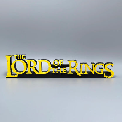 Lord of the Rings Logo Standee TV Series Movie Ring Merchandise 3D Printed Creative Model High Aesthetic Decorative Ornament