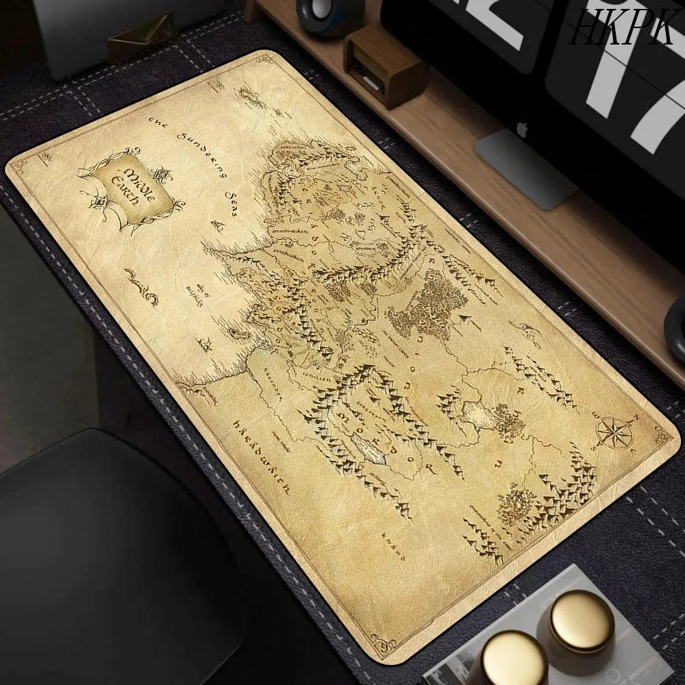 Mouse Pad Lotrs Movie Ring Pad Large Pad Mouse Pad Anime Game Accessories Cute Mouse Kawaii