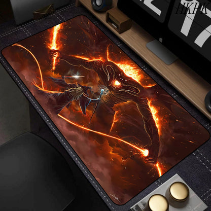 Mouse Pad Lotrs Movie Ring Pad Large Pad Mouse Pad Anime Game Accessories Cute Mouse Kawaii