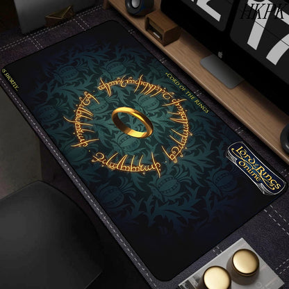 Mouse Pad Lotrs Movie Ring Pad Large Pad Mouse Pad Anime Game Accessories Cute Mouse Kawaii