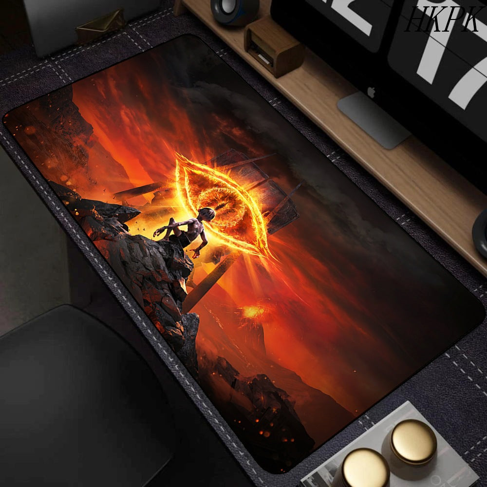 Mouse Pad Lotrs Movie Ring Pad Large Pad Mouse Pad Anime Game Accessories Cute Mouse Kawaii