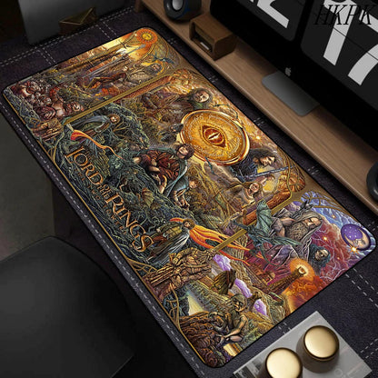 Mouse Pad Lotrs Movie Ring Pad Large Pad Mouse Pad Anime Game Accessories Cute Mouse Kawaii