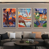 Middle-earth location canvas poster artwork 1