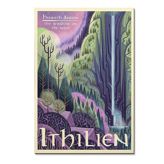 Middle-earth location canvas poster artwork 10