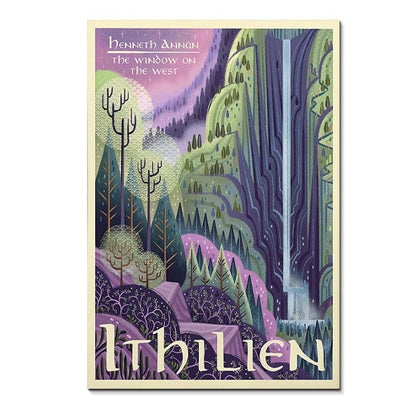 Middle-earth location canvas poster artwork 10