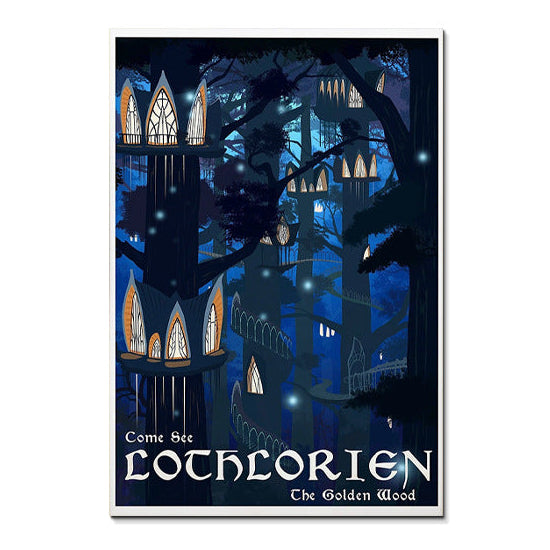 Middle-earth location canvas poster artwork 12