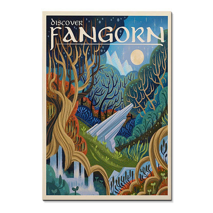 Middle-earth location canvas poster artwork 13