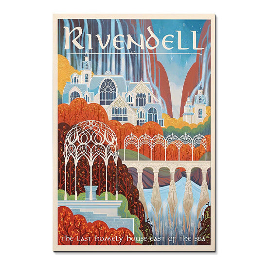 Middle-earth location canvas poster artwork 15