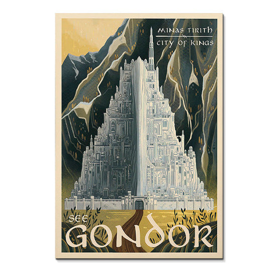 Middle-earth location canvas poster artwork 4