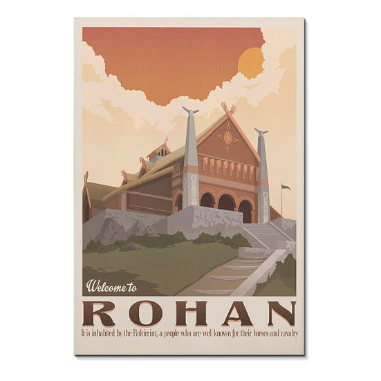Middle-earth location canvas poster artwork 19