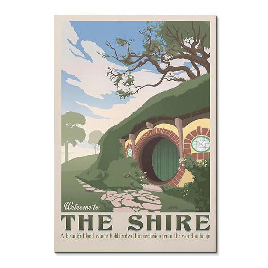 Middle-earth location canvas poster artwork 20