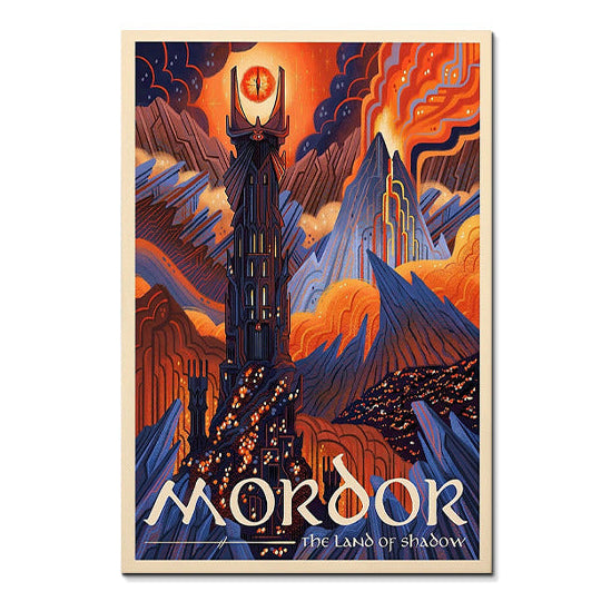 Middle-earth location canvas poster artwork 7