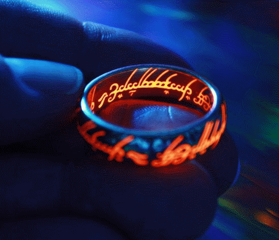 The One Ring Glows in the Dark - The Lord of the Rings