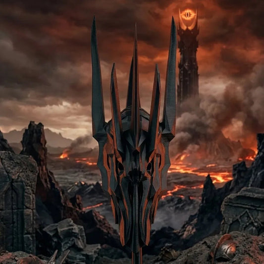 Sauron Helmet Display Statue - Lord of the Rings - product image 01