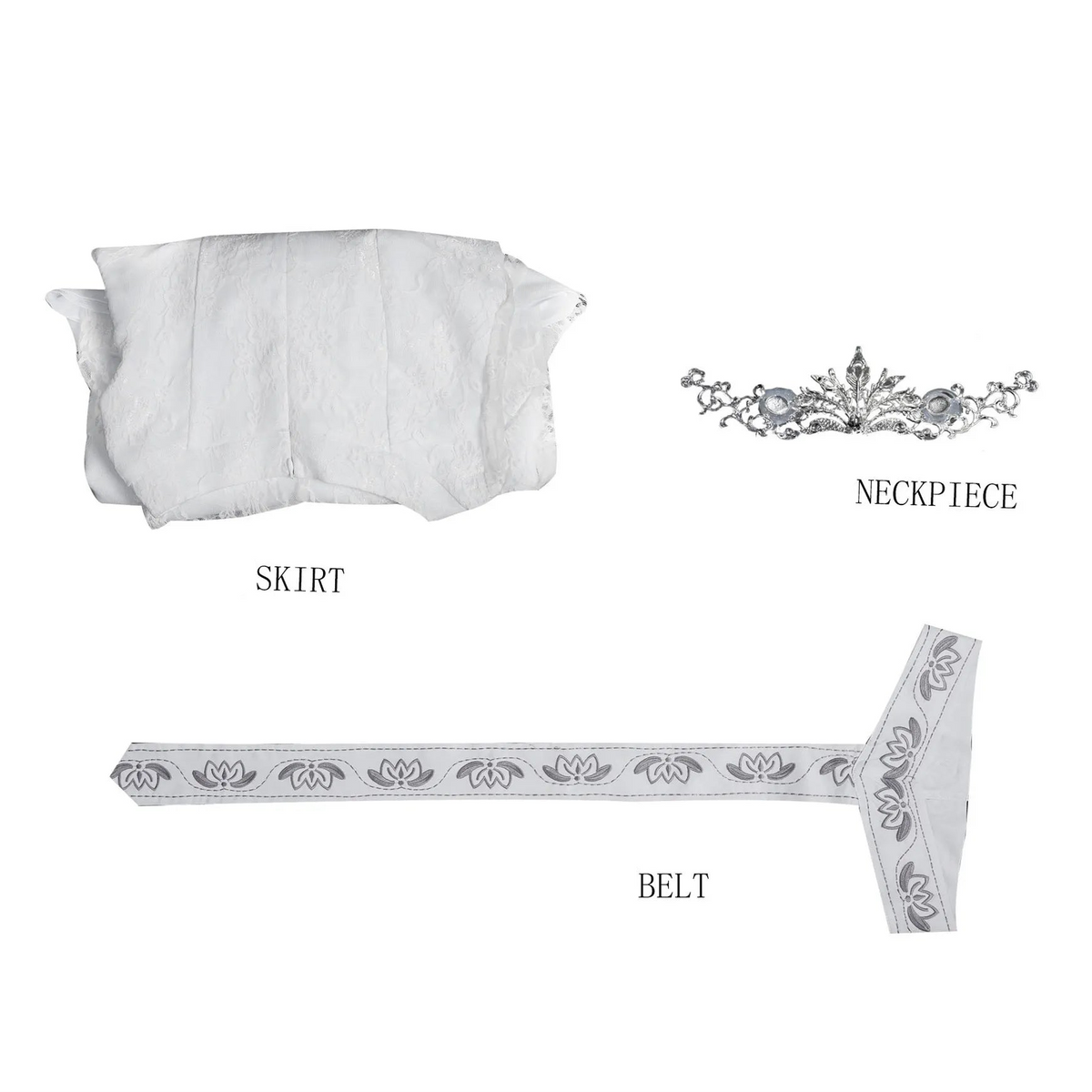 Galadriel cosplay costume set - product view 4