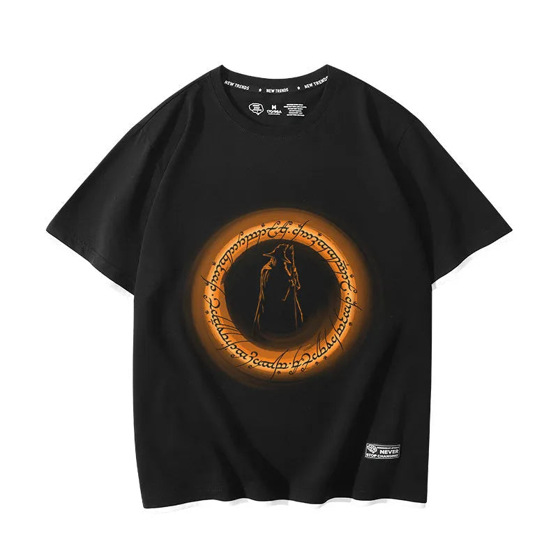 The Lord of the Rings movie The Hobbit Gollum peripheral fake two-piece short-sleeved men's and women's summer T-shirts