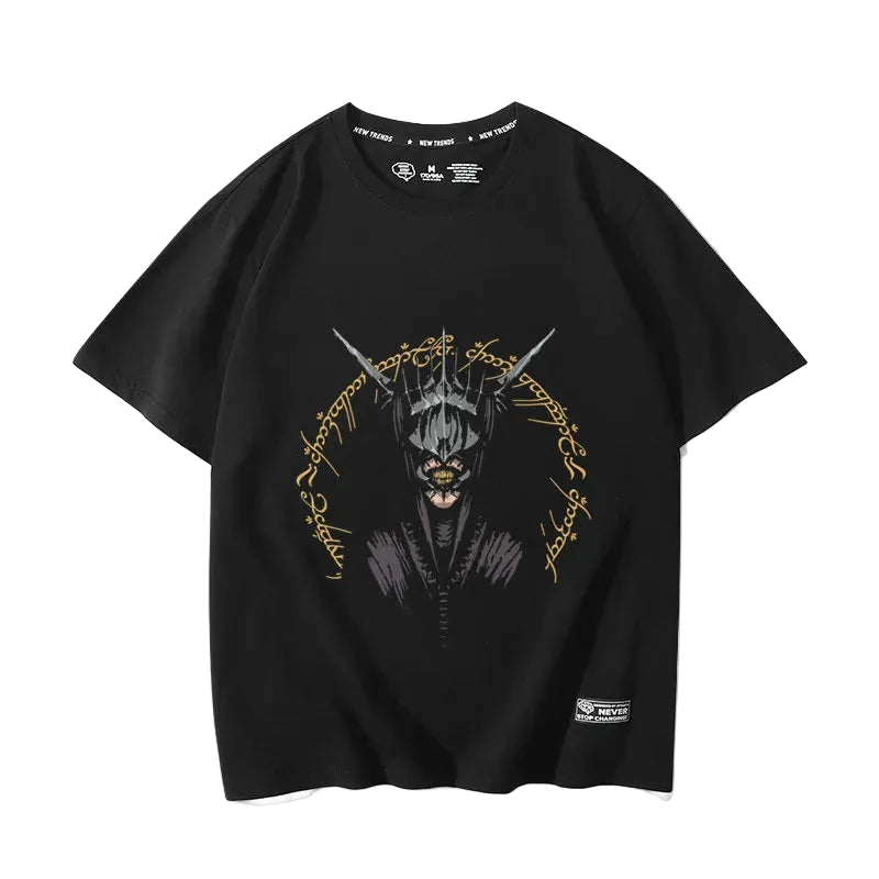 The Lord of the Rings movie The Hobbit Gollum peripheral fake two-piece short-sleeved men's and women's summer T-shirts