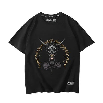 The Lord of the Rings movie The Hobbit Gollum peripheral fake two-piece short-sleeved men's and women's summer T-shirts